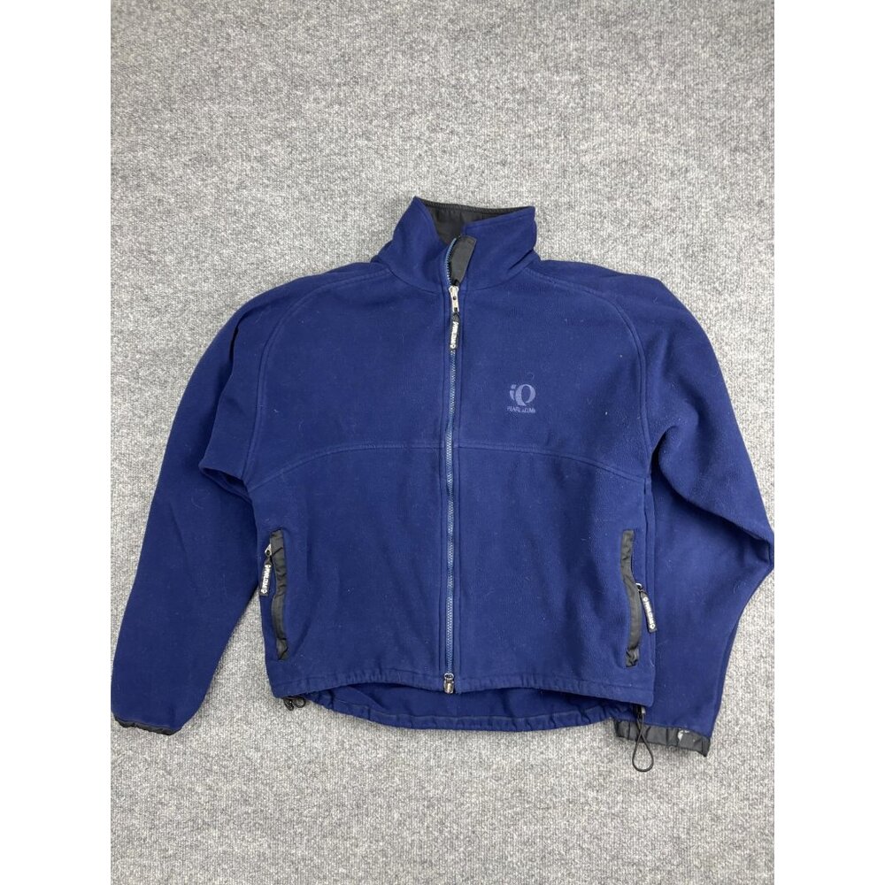 Pearl Izumi Jacket Mens Small Blue Fleece Full Zip Cycling Technical Wear